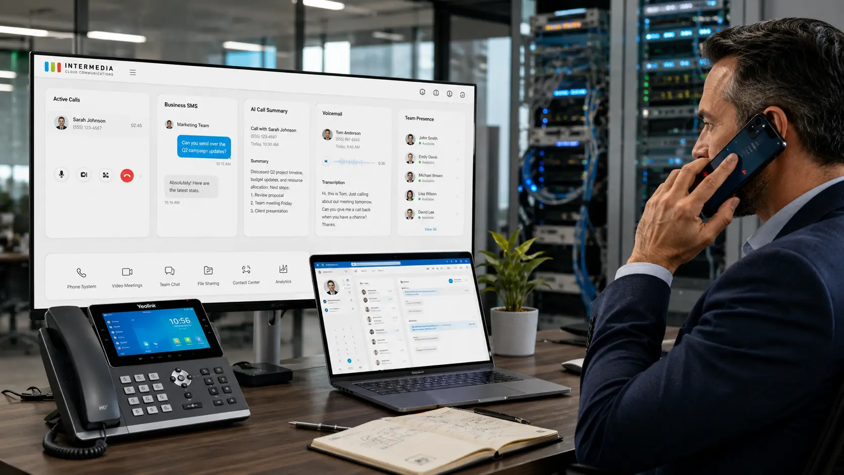 TechDispatch360 enterprise cloud VoIP and business phone systems — hosted PBX, SIP trunking, UCaaS, and unified communications for Atlanta and nationwide businesses